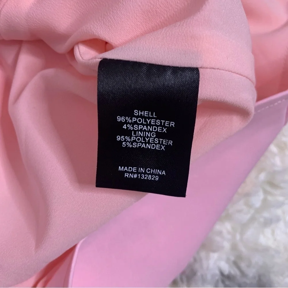 NWT NBD x Naven Mona Asymmetrical Dress in Light Lotus Pink - Picture 12 of 16